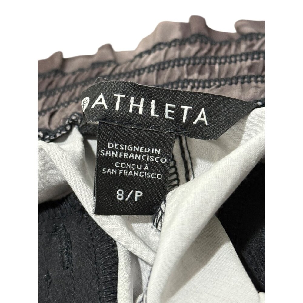 Athleta Womens Savannah Floral Jogger Pants Gray Lightweight 8 Petite - Picture 4 of 9